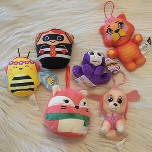 McDonalds Squishmallows Mini Plushies Lot (6)